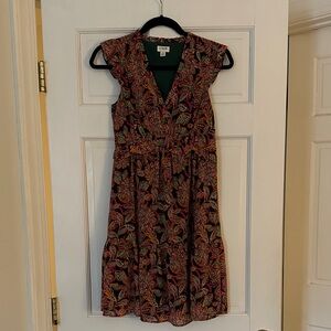 J crew factory Multicolor Paisley mini Dress